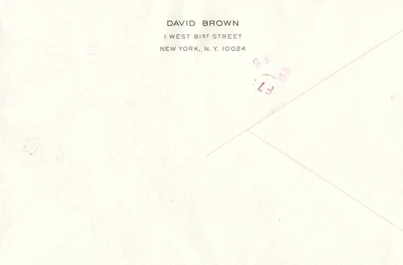 David Brown — DAVID BROWN - TYPED LETTER SIGNED 12/28/1981, image 3