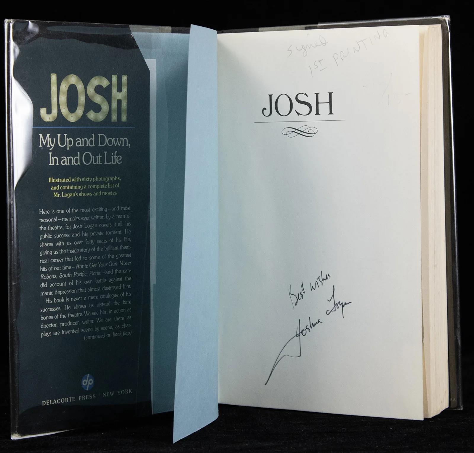 Joshua Logan — JOSHUA LOGAN - BOOK SIGNED, image 3