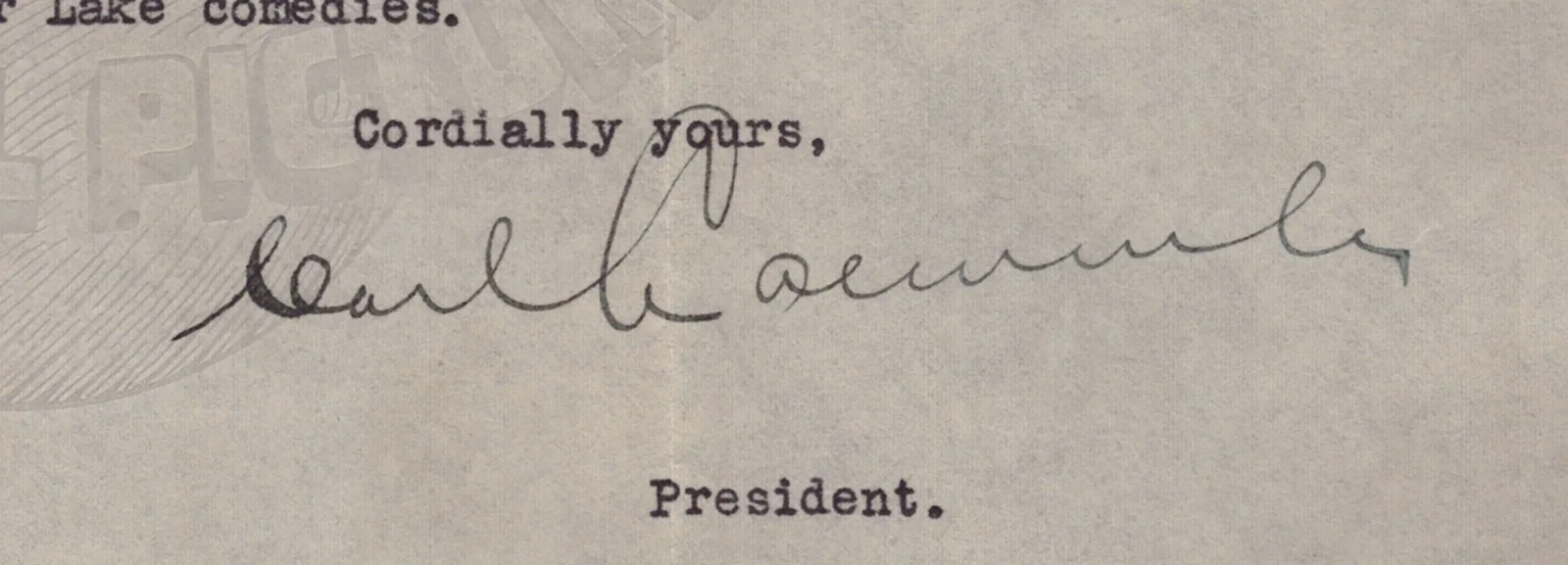 Carl Laemmle Sr — CARL LAEMMLE SR. - TYPED LETTER SIGNED 05/19/1926, image 2