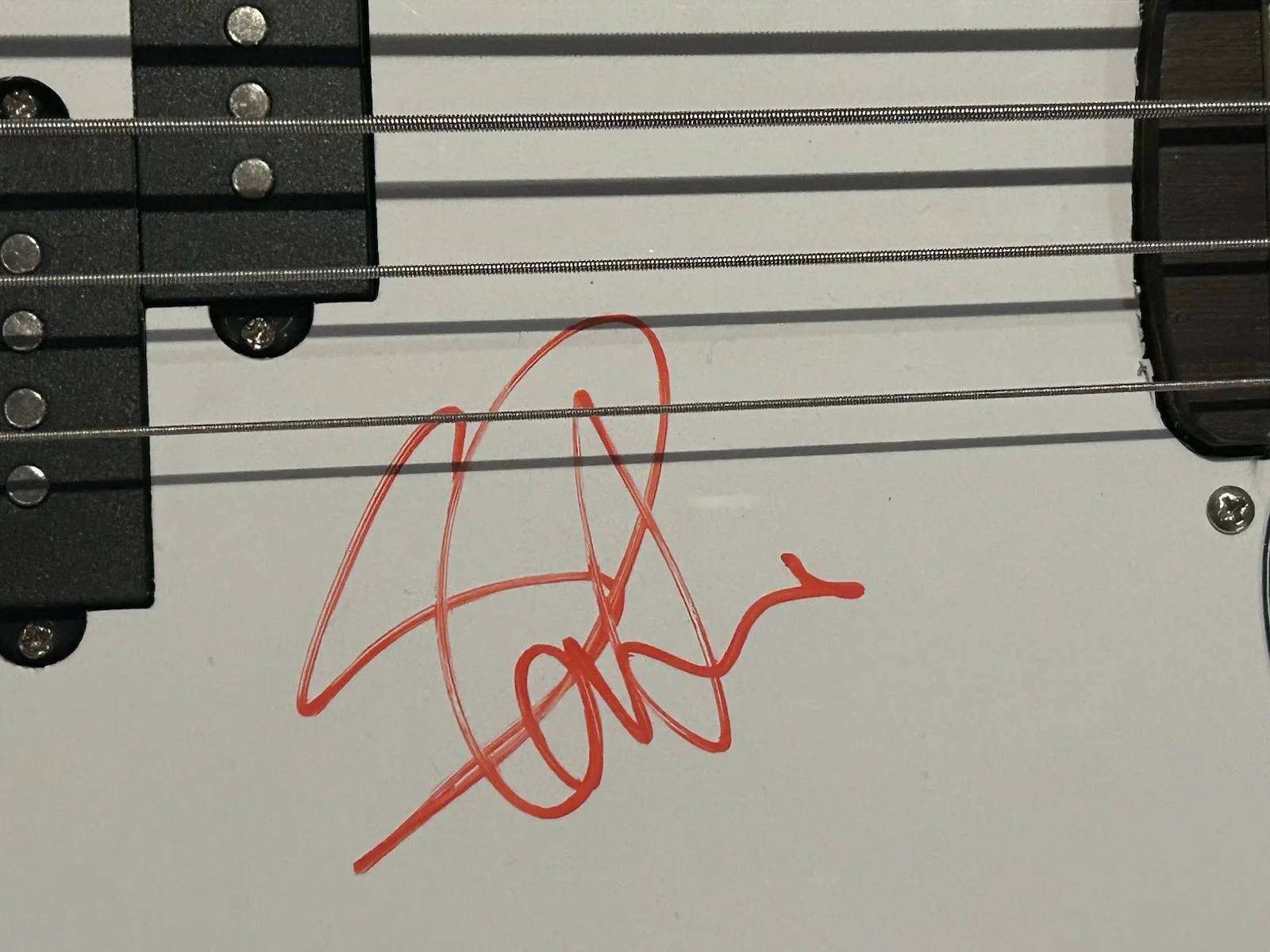 Steve Harris Signed Bass Guitar Autographed Iron Maiden, image 3