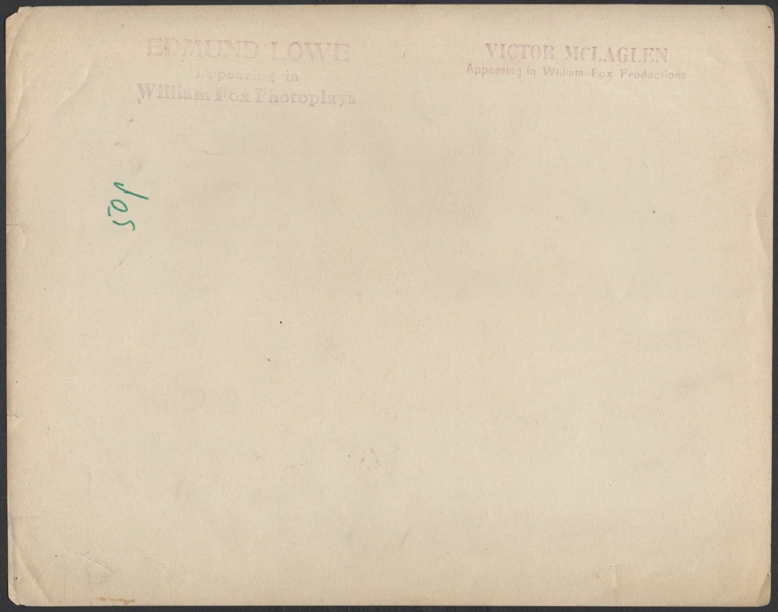VICTOR McLAGLEN & EDMUND LOWE fan mail 10x8 STILL #SP28, изображение 2