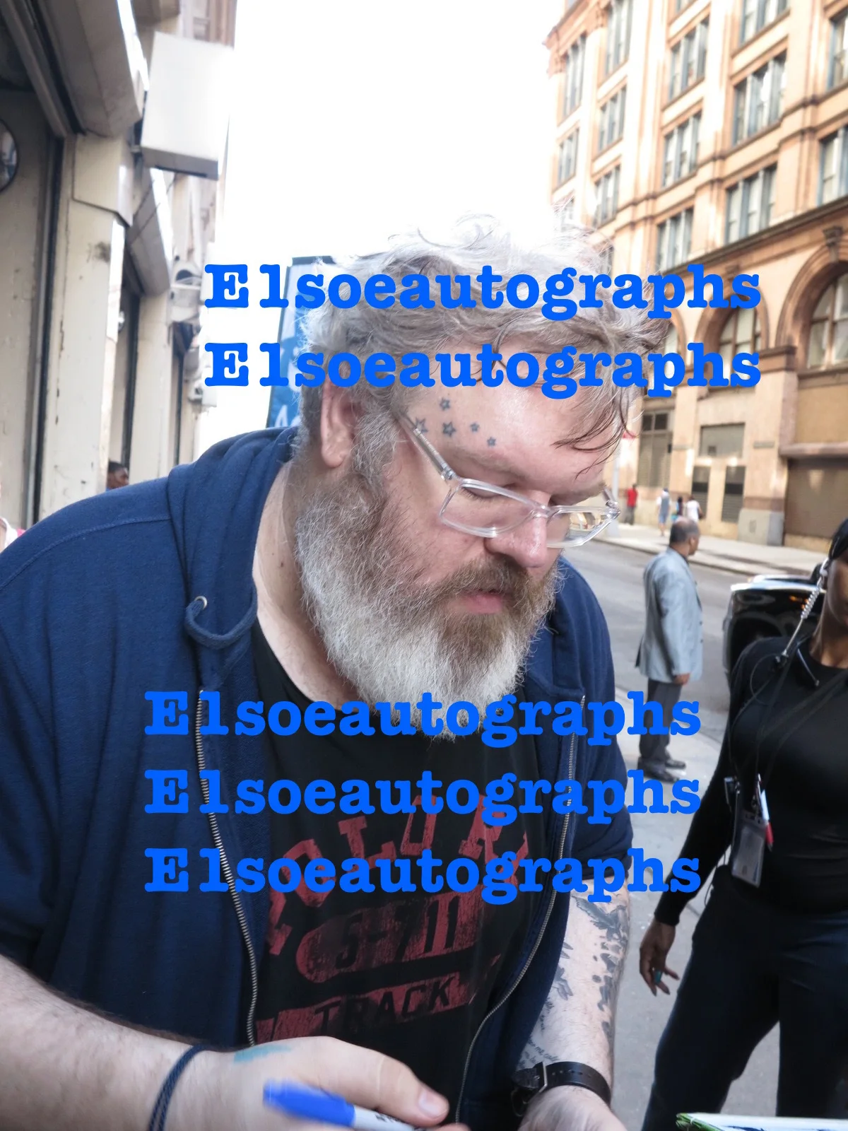 Kristian Nairn — Kristian Nairn signed Kit Harington' Game of Throne 8x10 photo - Exact Proof, изображение 3