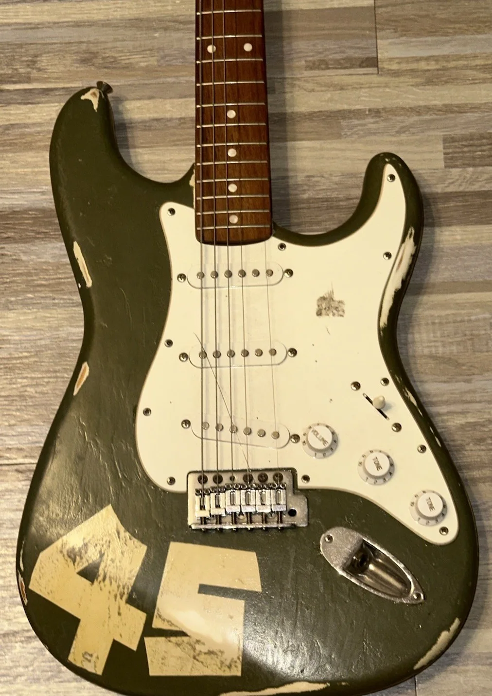 Scott McCaughey Signed Electric Guitar R.E.M. Autograph Indie Rock Memorabilia, изображение 3