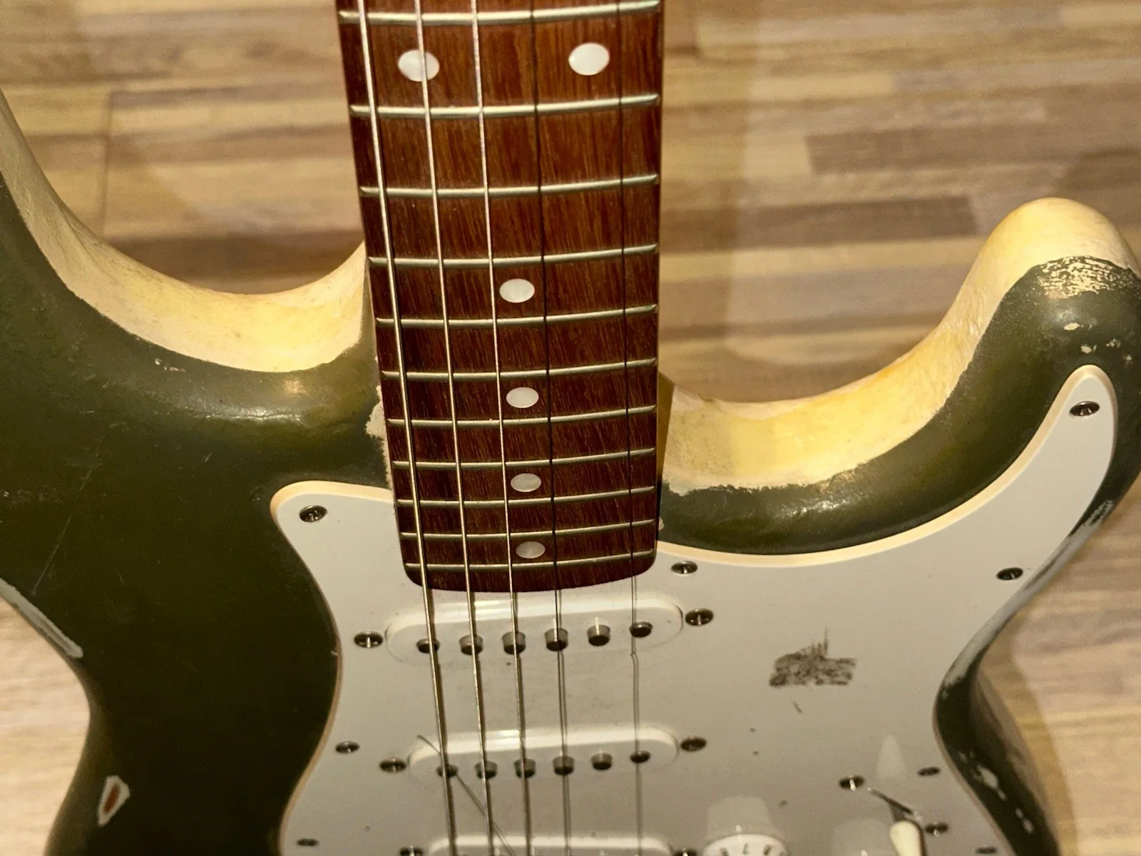 Scott McCaughey Signed Electric Guitar R.E.M. Autograph Indie Rock Memorabilia, изображение 4