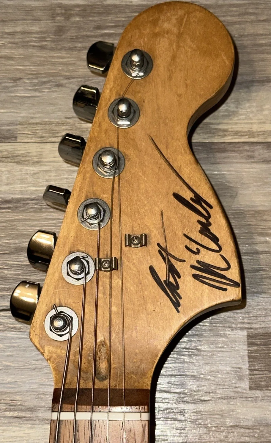 Scott McCaughey Signed Electric Guitar R.E.M. Autograph Indie Rock Memorabilia, изображение 5