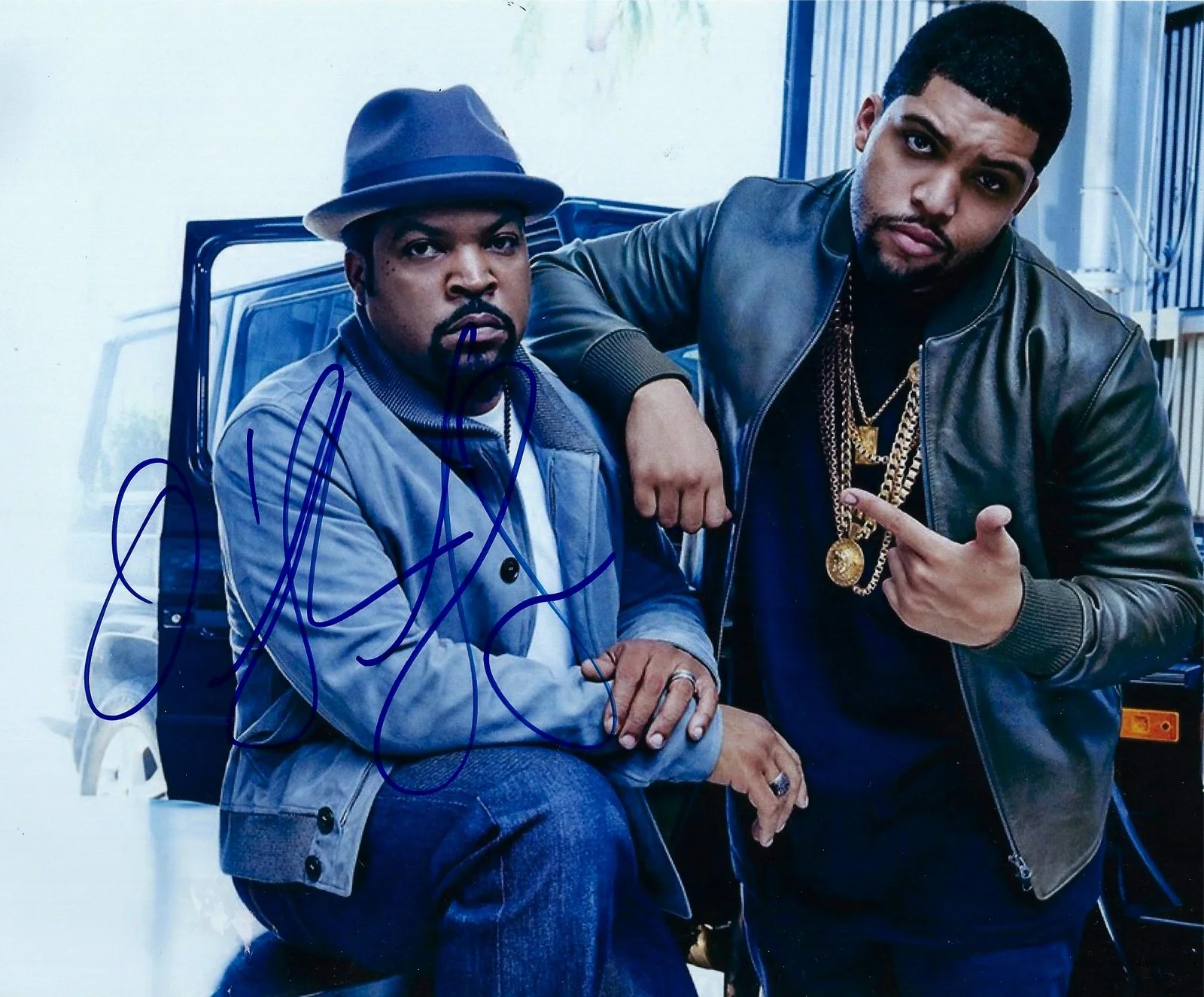 O'Shea Jackson Jr — O'Shea Jackson Jr signed Straight Outta Compton 8x10 Photo In Person Exact Proof