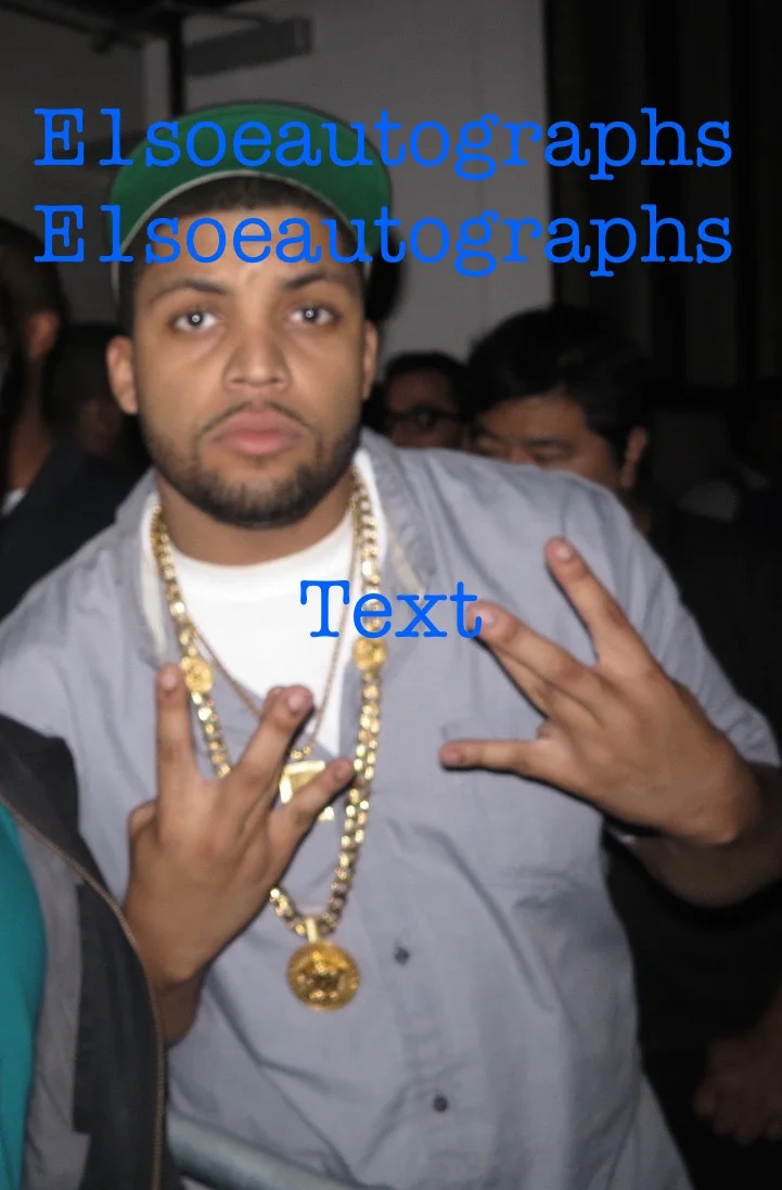 O'Shea Jackson Jr — O'Shea Jackson Jr signed Straight Outta Compton 8x10 Photo In Person Exact Proof, image 3