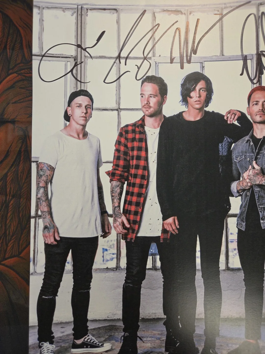 Signed Sleeping With Sirens Poster Print, image 3
