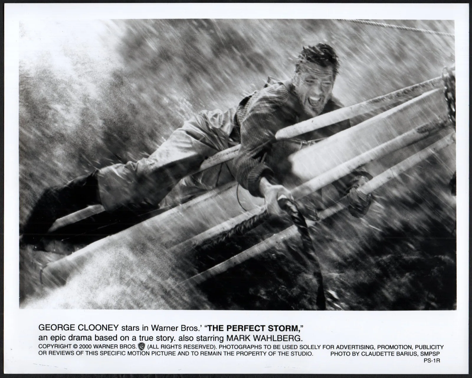 PERFECT STORM 2000 George Clooney, Mark Wahlberg, Diane Lane 5 10x8 STILLS, изображение 2
