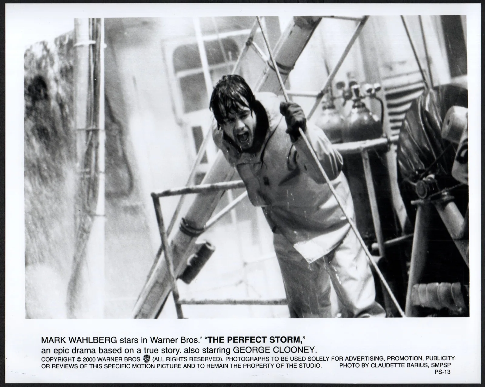 PERFECT STORM 2000 George Clooney, Mark Wahlberg, Diane Lane 5 10x8 STILLS, изображение 4
