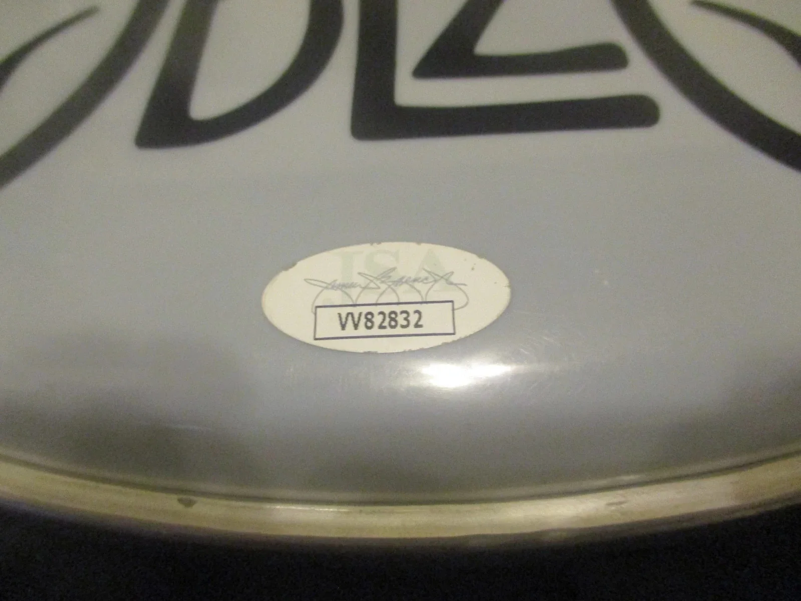 JASON BONHAM (JBLZE) (LED ZEPPELIN) AUTHENTIC AUTOGRAPHED/SIGNED DRUMHEAD JSA, image 4