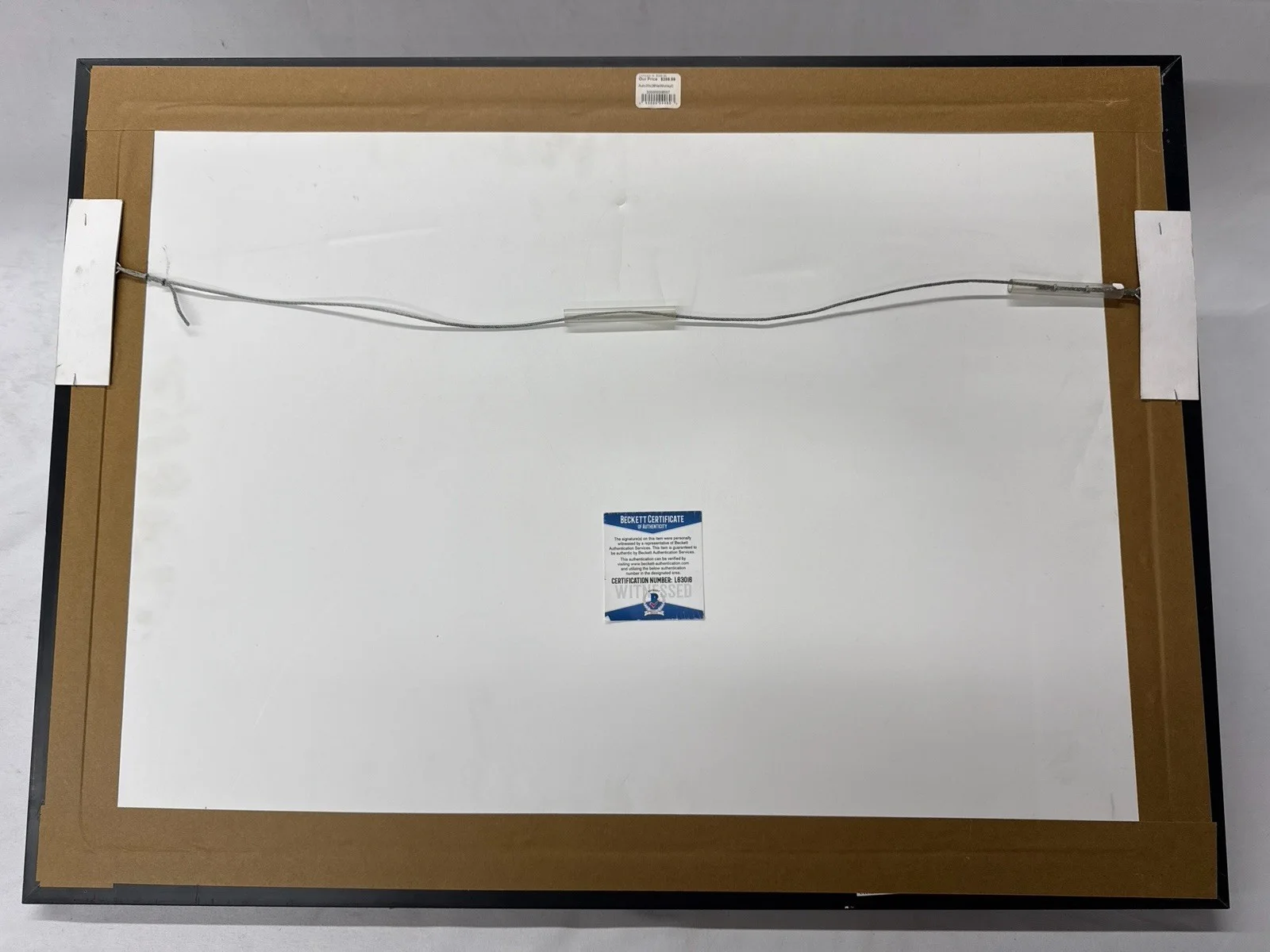 Vince Neil Signed Beckett Authenticated Autographed Framed Picture Display, image 4