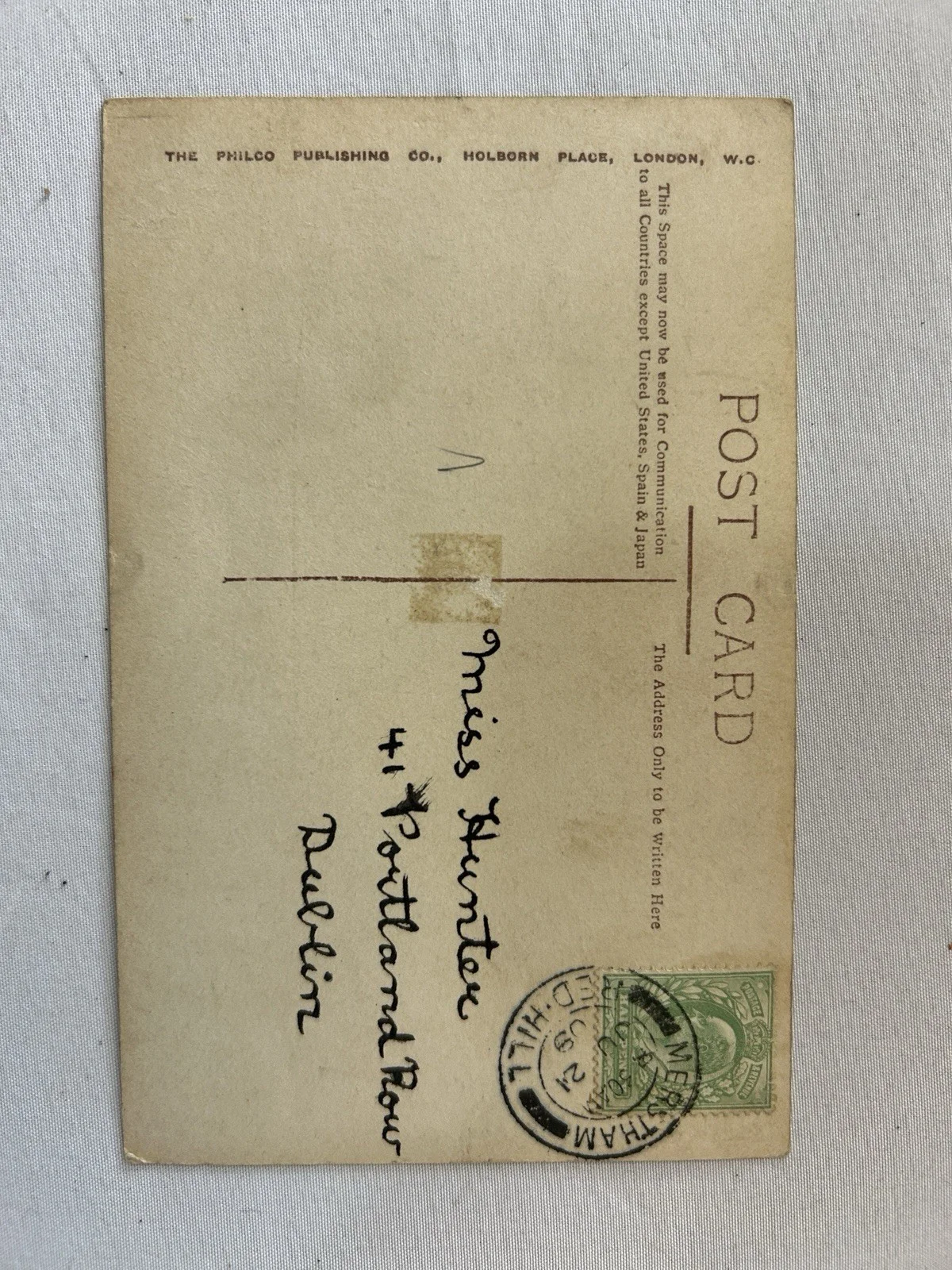 Seymour Hicks — Seymour Hicks (1871-1949) Signed Autographed Photo Post Card Actor 1st Scrooge, изображение 2