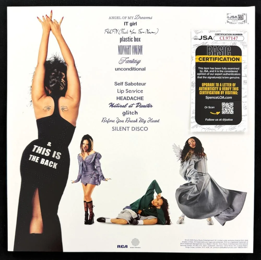 Jade Thirlwall — Jade Thirlwall Signed Autograph That's Showbiz Baby Album Vinyl Record - JSA COA, изображение 2