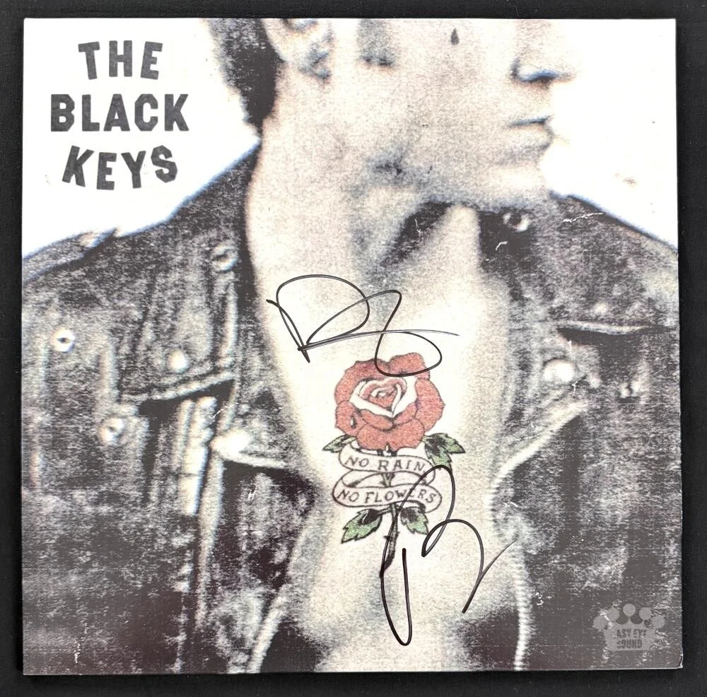 Dan Auerbach, Patrick Carney — Dan Auerbach & Patrick Carney Signed Autograph Black Keys Album Record JSA COA