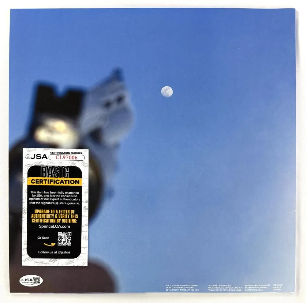 Max Bassin, Dominic DiGesu, Emily Green, Cameron Winter — Geese Full Band Signed Autograph Getting Killed Album Vinyl Record LP w/ JSA COA, изображение 2