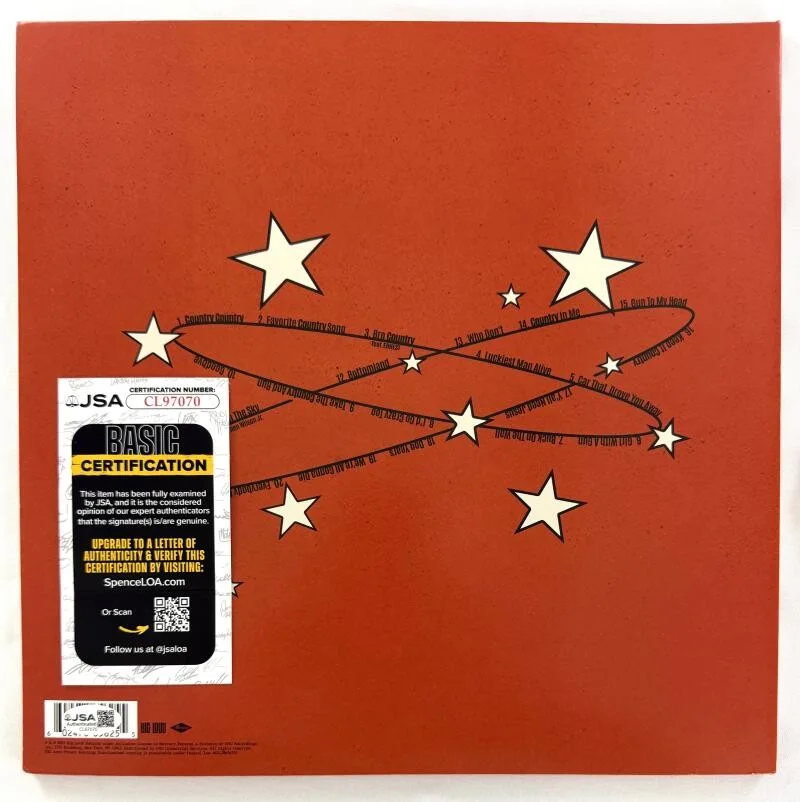 Hardy — Hardy Signed Autograph Album Vinyl Record LP - Country! Country! w/ JSA COA, изображение 2