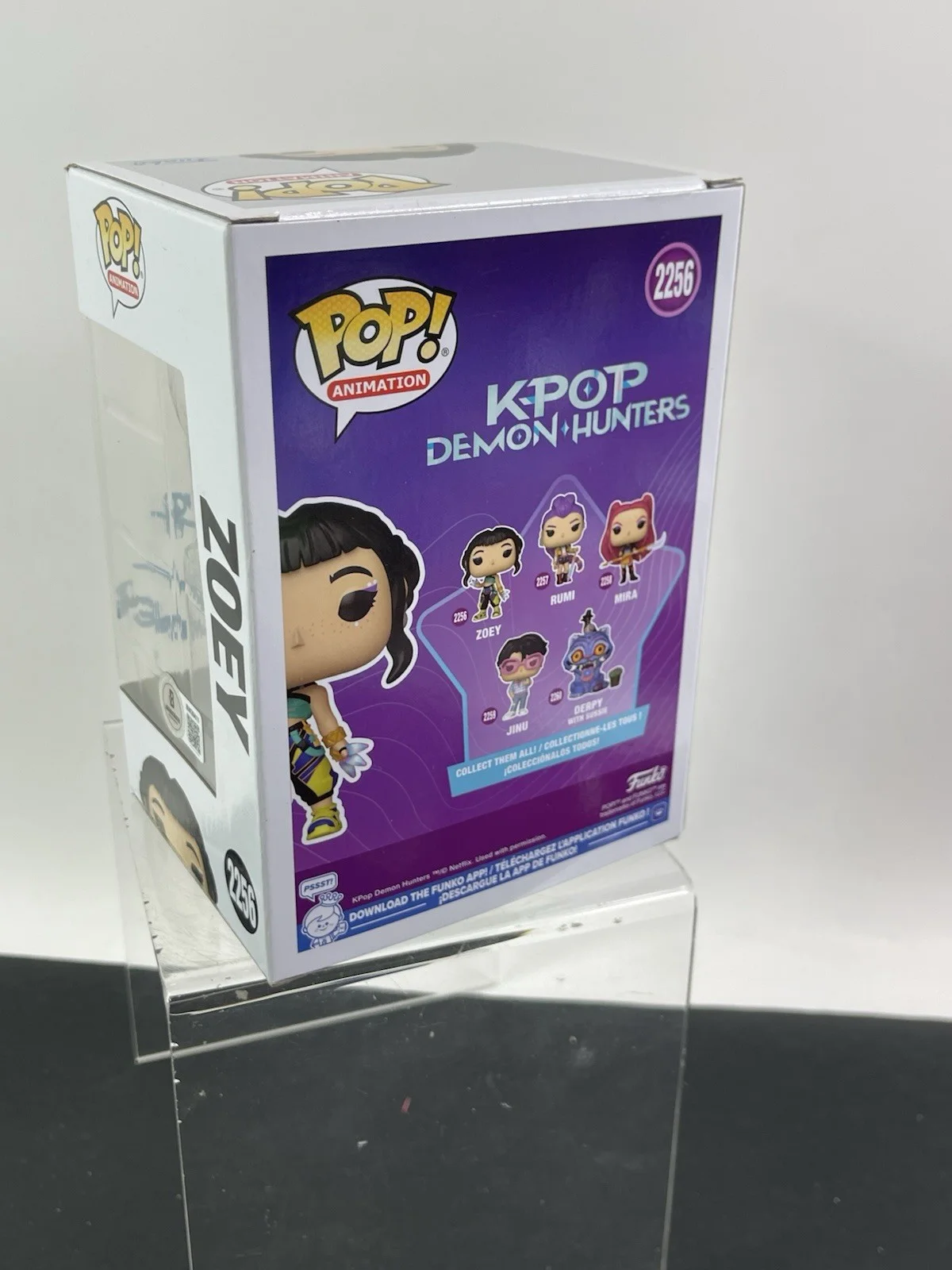Ji-young Yoo — Ji-young Yoo Signed Zoey KPop Demon Hunters 2256 Funko Beckett COA (#2), изображение 5