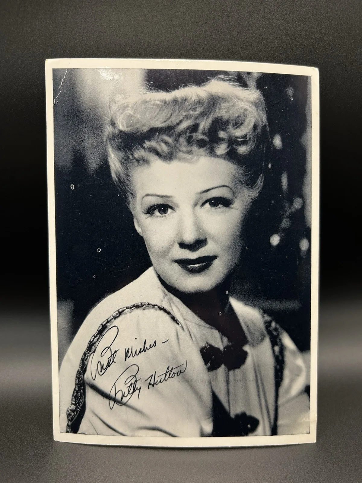 Betty Hutton — Vintage Betty Hutton Autographed Publicity Photo Paramount Actress Signed COPY, изображение 2