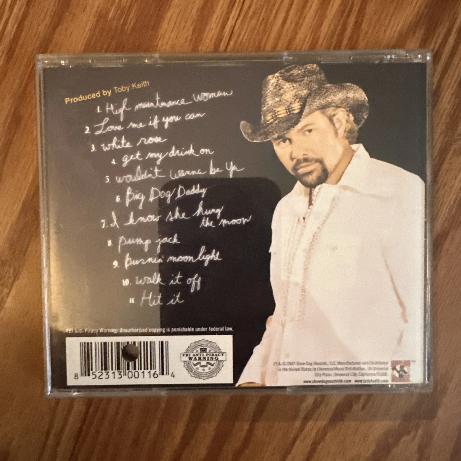 Toby Keith Autographed "Big Dog Daddy" CD Booklet Signed, image 3