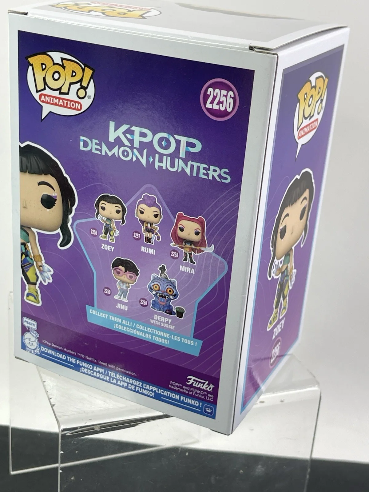 Ji-young Yoo — Ji-young Yoo Signed Zoey KPop Demon Hunters 2256 Funko Beckett COA (#1), изображение 4