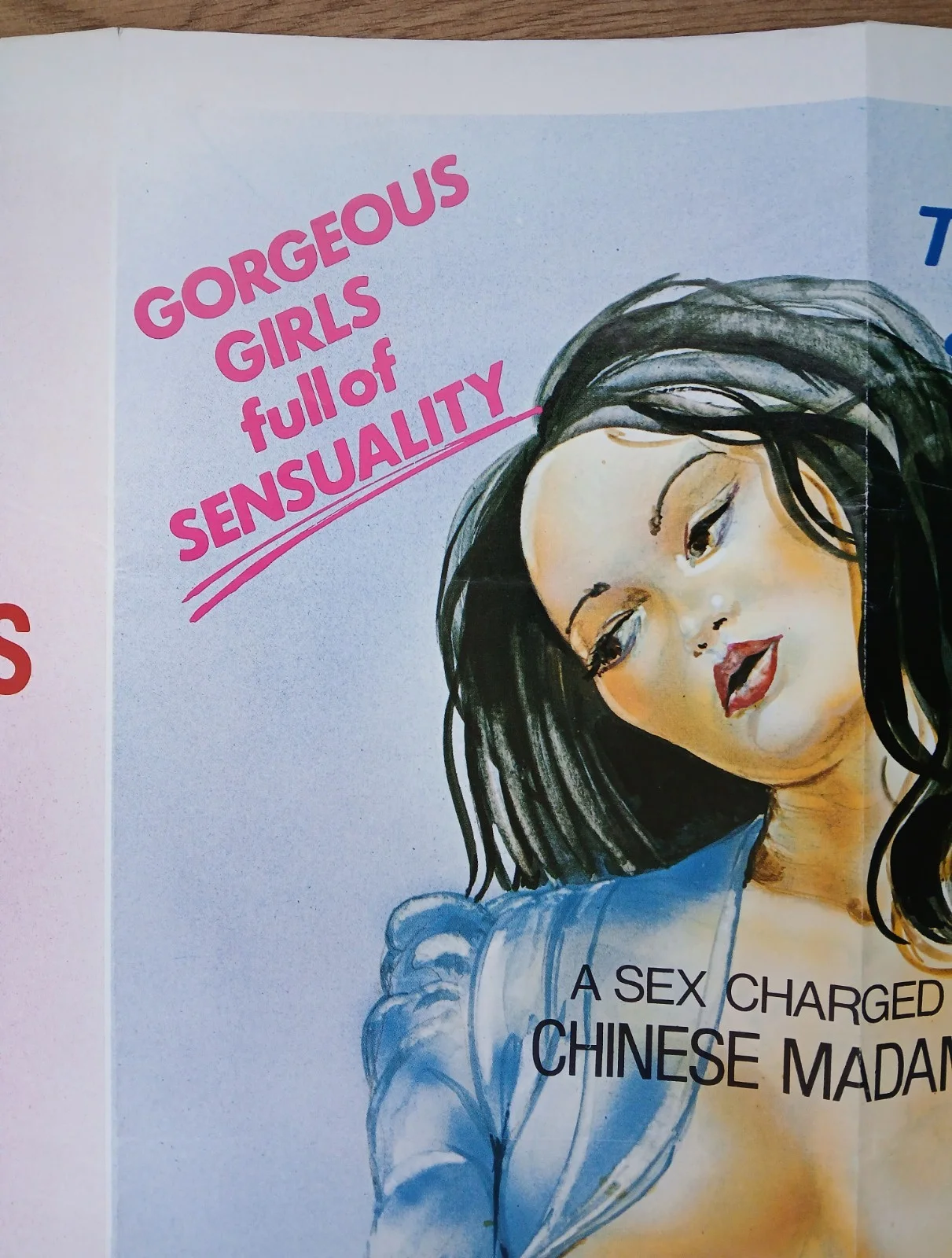 BLONDE VELVET / ORIENTAL BLUE (1976,75) original quad poster - sexploitation, изображение 4
