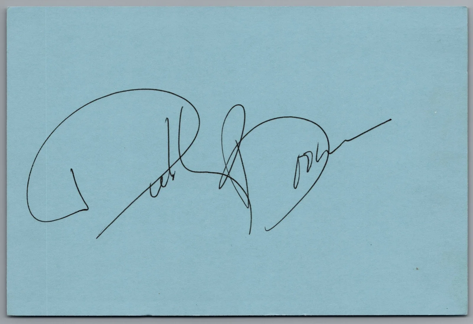 Debby Boone — Debby Boone Signed 4x6 Index Card Autographed