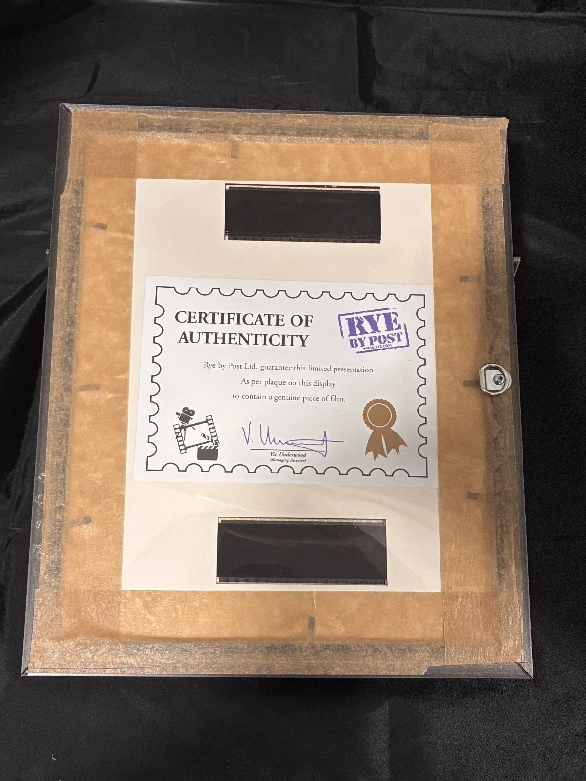 Marilyn Monroe 6" x 4" Genuine 8 35mm Film Cell Display Framed with Certificate, изображение 2