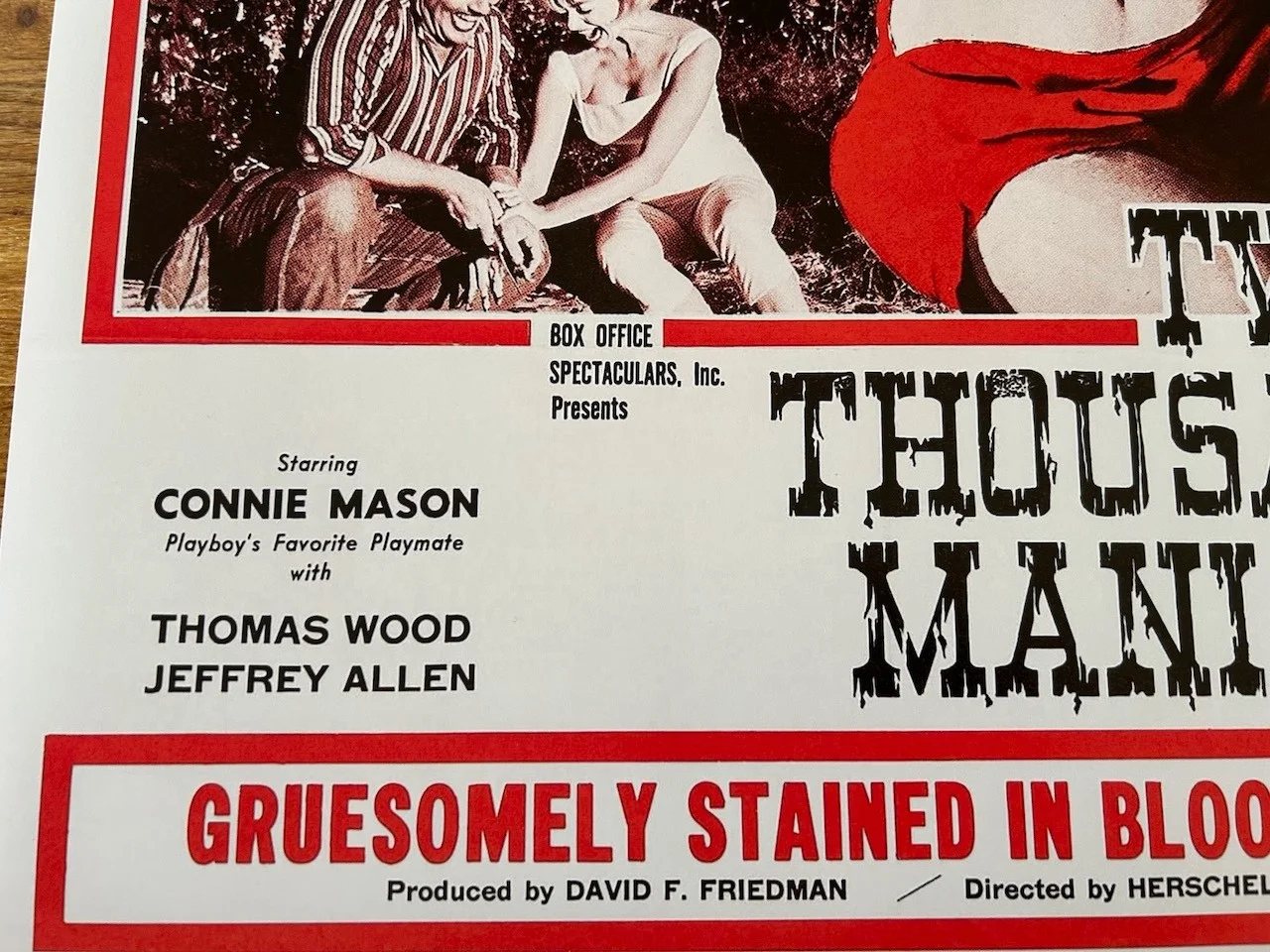Poster Two Thousand Maniacs 430mm x 650mm (bit bigger than A2), изображение 5