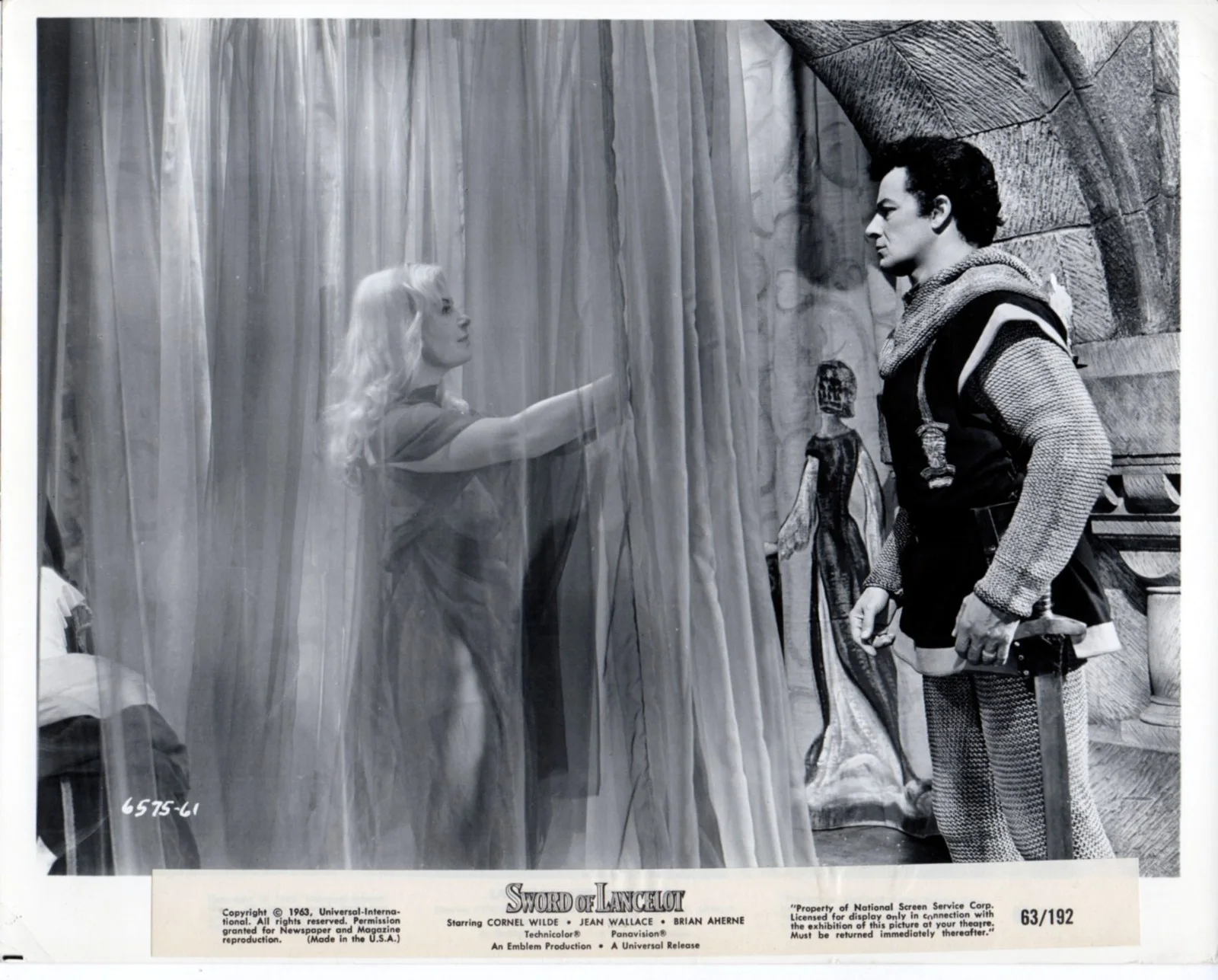 LANCELOT AND GUINEVERE 1963 Cornel Wilde Jean Wallace Brian Aherne 8 10x8 STILLS, изображение 3