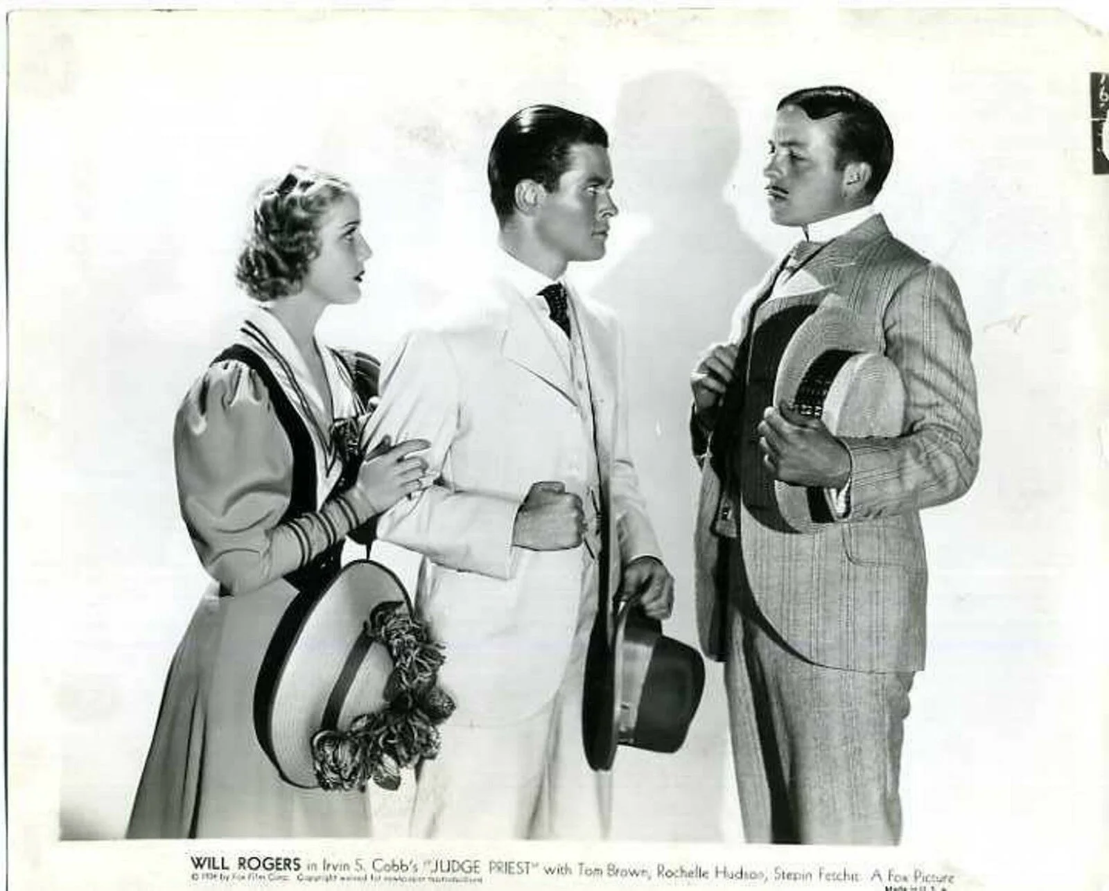 JUDGE PRIEST 1934 Will Rogers, Tom Brown, Anita Louise 3 10x8 STILLS, изображение 2