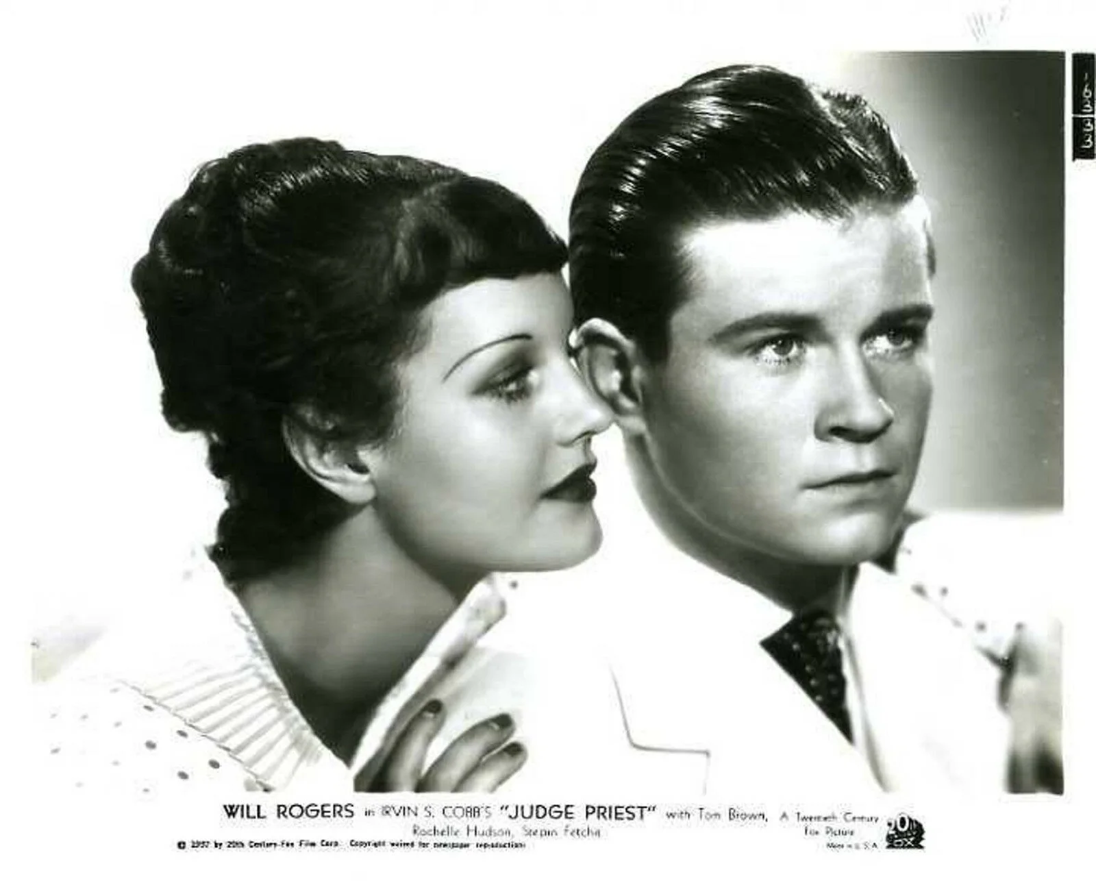 JUDGE PRIEST 1934 Will Rogers, Tom Brown, Anita Louise 3 10x8 STILLS, изображение 3