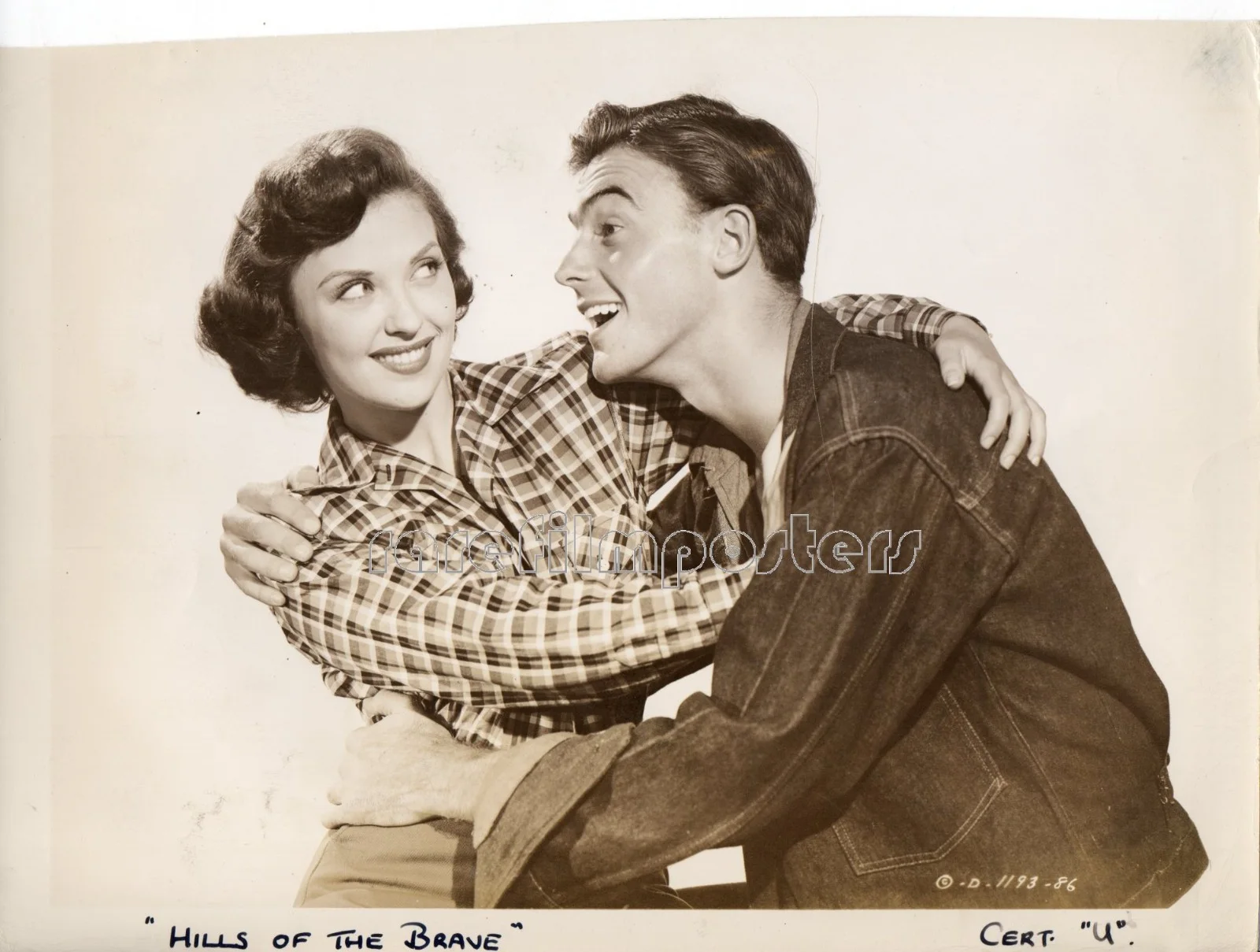 HILLS OF THE BRAVE 1950 Jerome Courtland Beverly Tyler Joseph Calleia 10 STILLS, изображение 2