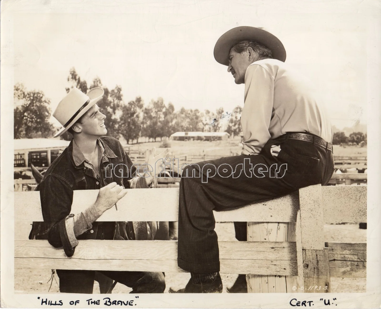 HILLS OF THE BRAVE 1950 Jerome Courtland Beverly Tyler Joseph Calleia 10 STILLS, изображение 3