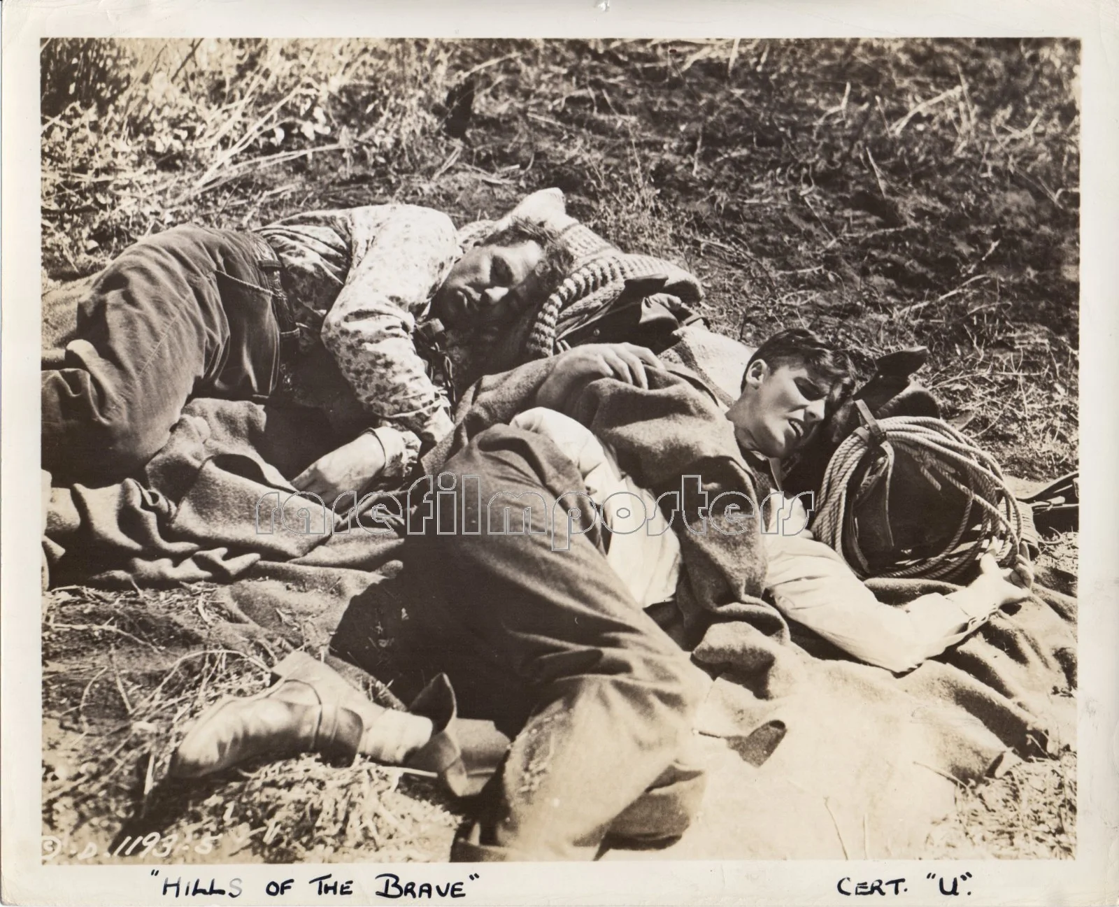 HILLS OF THE BRAVE 1950 Jerome Courtland Beverly Tyler Joseph Calleia 10 STILLS, изображение 4