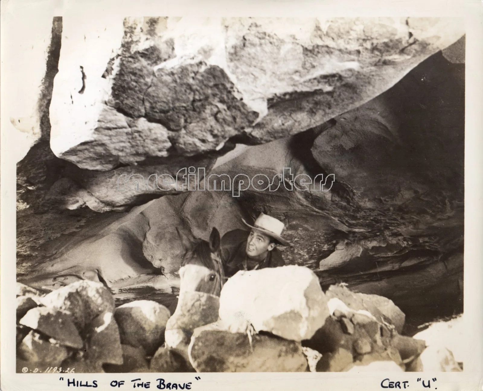 HILLS OF THE BRAVE 1950 Jerome Courtland Beverly Tyler Joseph Calleia 10 STILLS, изображение 5