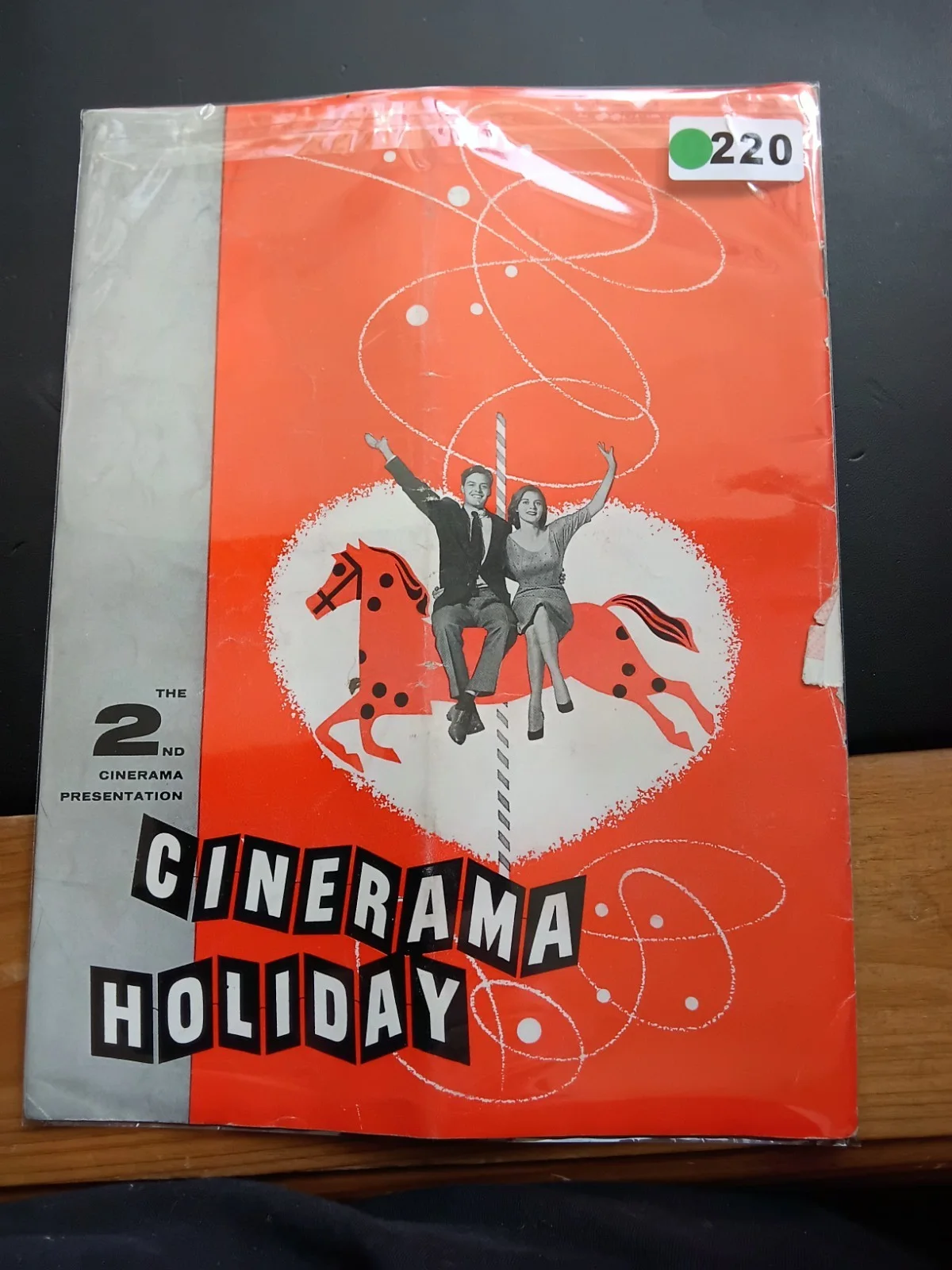 1950s Cinerama Holiday Programme London Casino Swissair Travel Film Vintage Ads, изображение 4