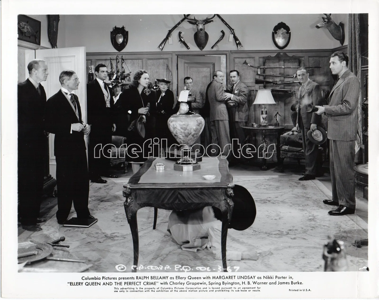ELLERY QUEEN AND THE PERFECT CRIME 1941 Ralph Bellamy 3 10x8 STILLS, изображение 3