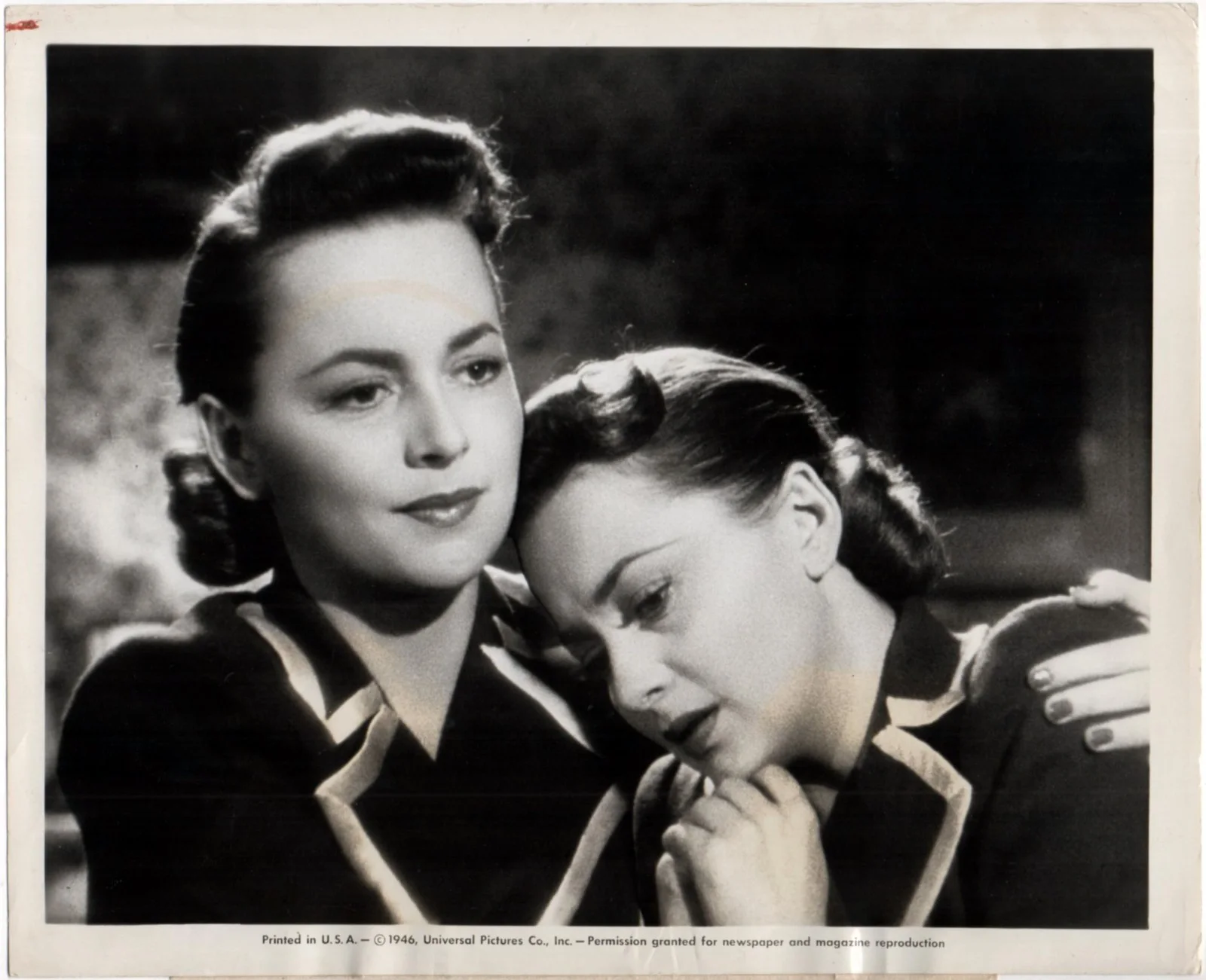 DARK MIRROR 1946 OLIVIA DE HAVILLAND Split Screen Photography 4 10x8 STILLS, изображение 3
