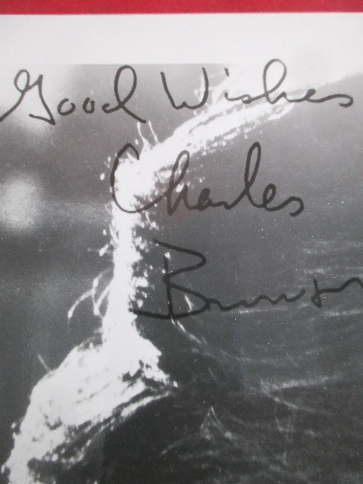 Charles Bronson, 8x10 Autograph AUTO PEN For fans -Signed Photo, изображение 2