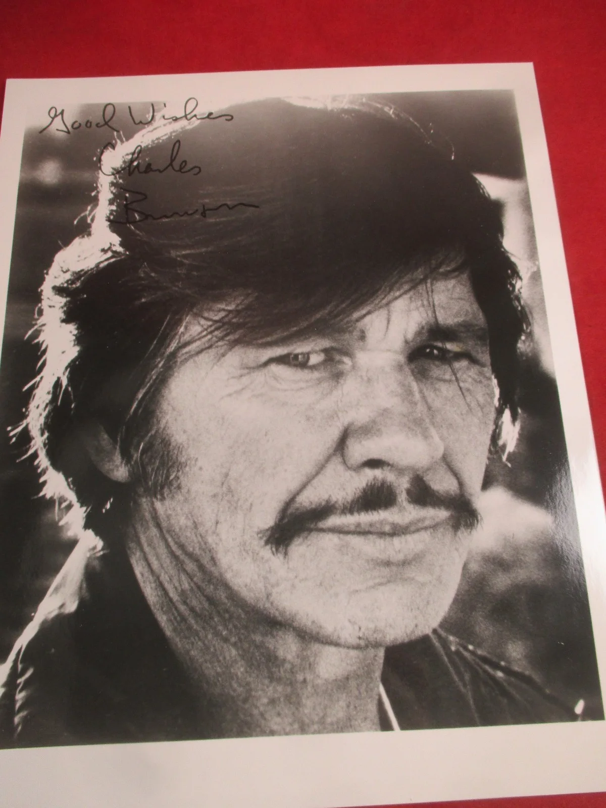 Charles Bronson, 8x10 Autograph AUTO PEN For fans -Signed Photo, изображение 3