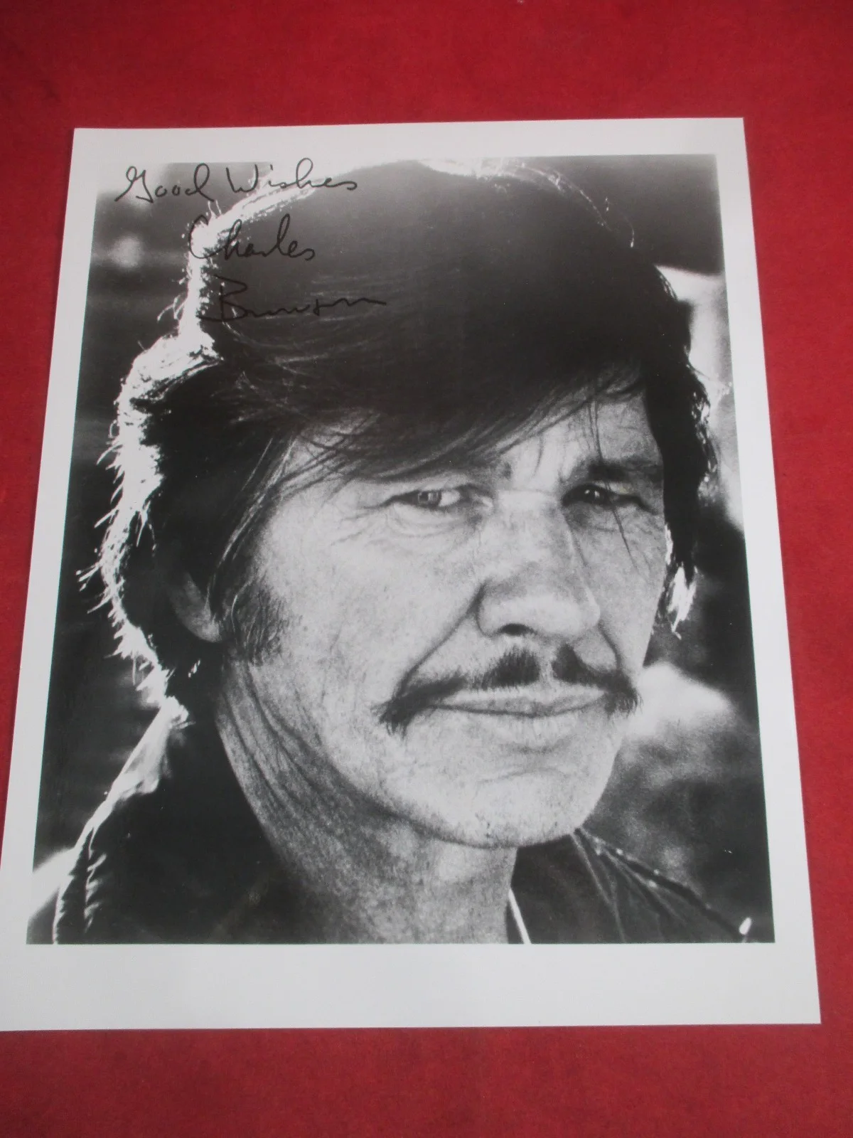 Charles Bronson, 8x10 Autograph AUTO PEN For fans -Signed Photo, изображение 4