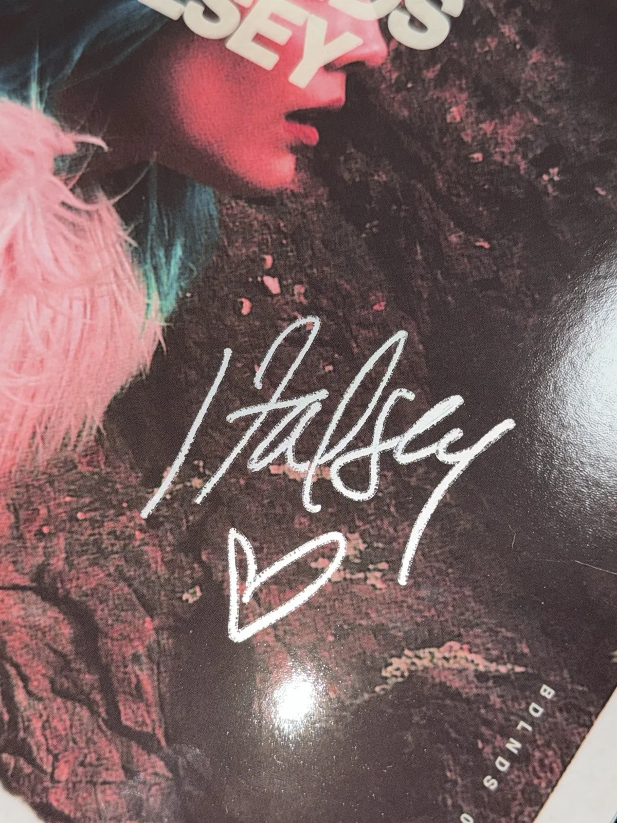 Halsey Badlands Signed Vinyl PHOTO PROOF, image 2