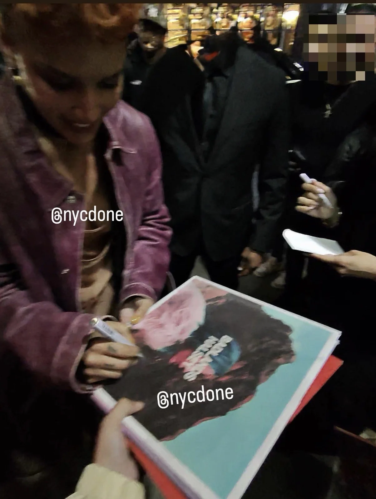 Halsey Badlands Signed Vinyl PHOTO PROOF, image 3