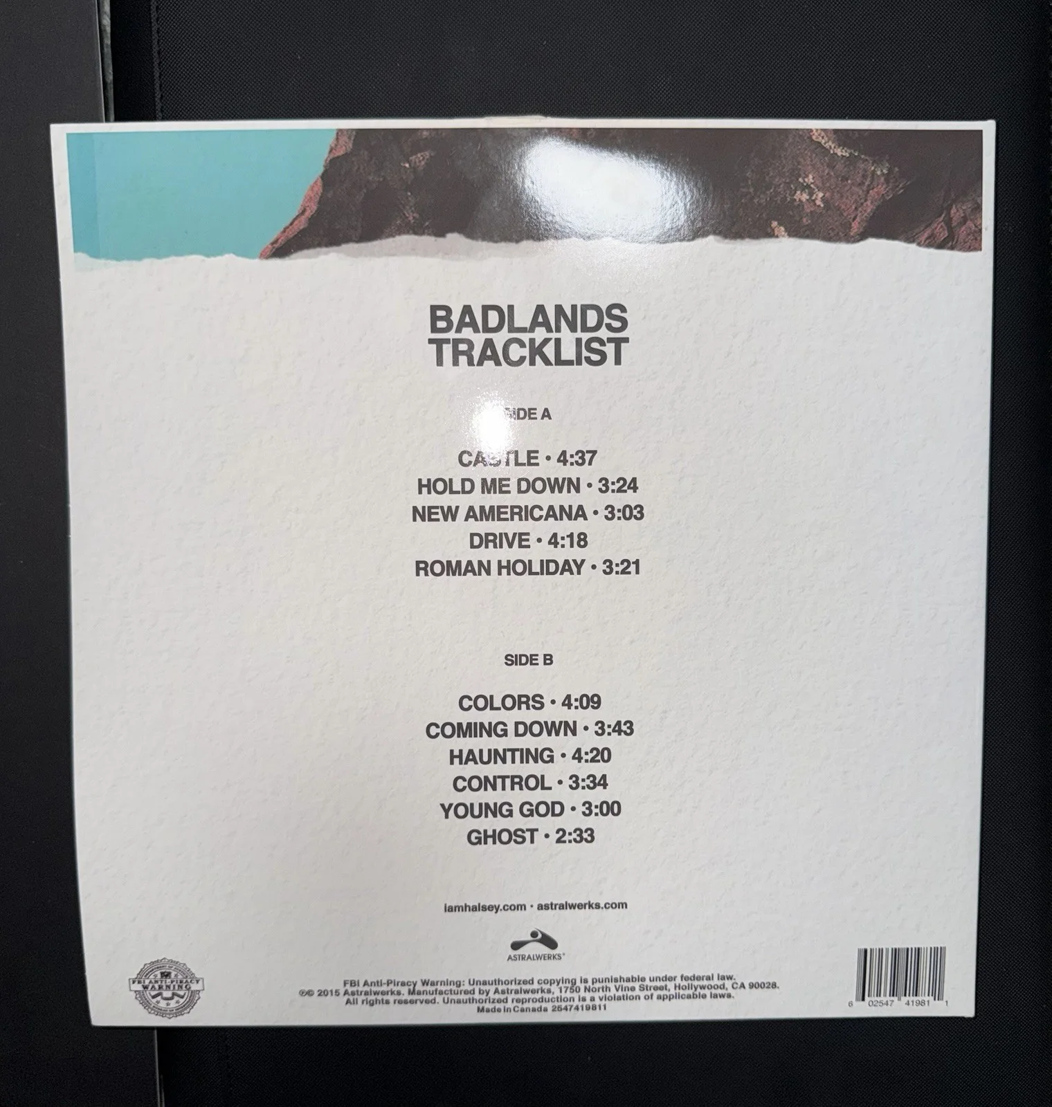 Halsey Badlands Signed Vinyl PHOTO PROOF, image 5