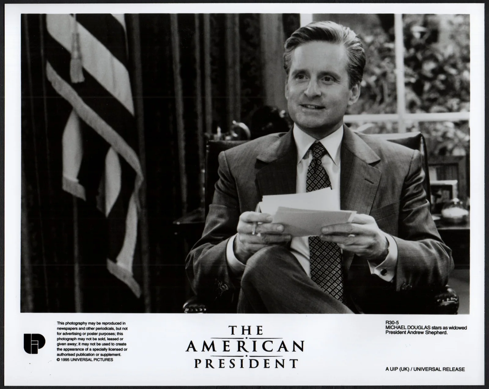 AMERICAN PRESIDENT 1995 Michael Douglas, Annette Bening 5 10x8 STILLS, изображение 2