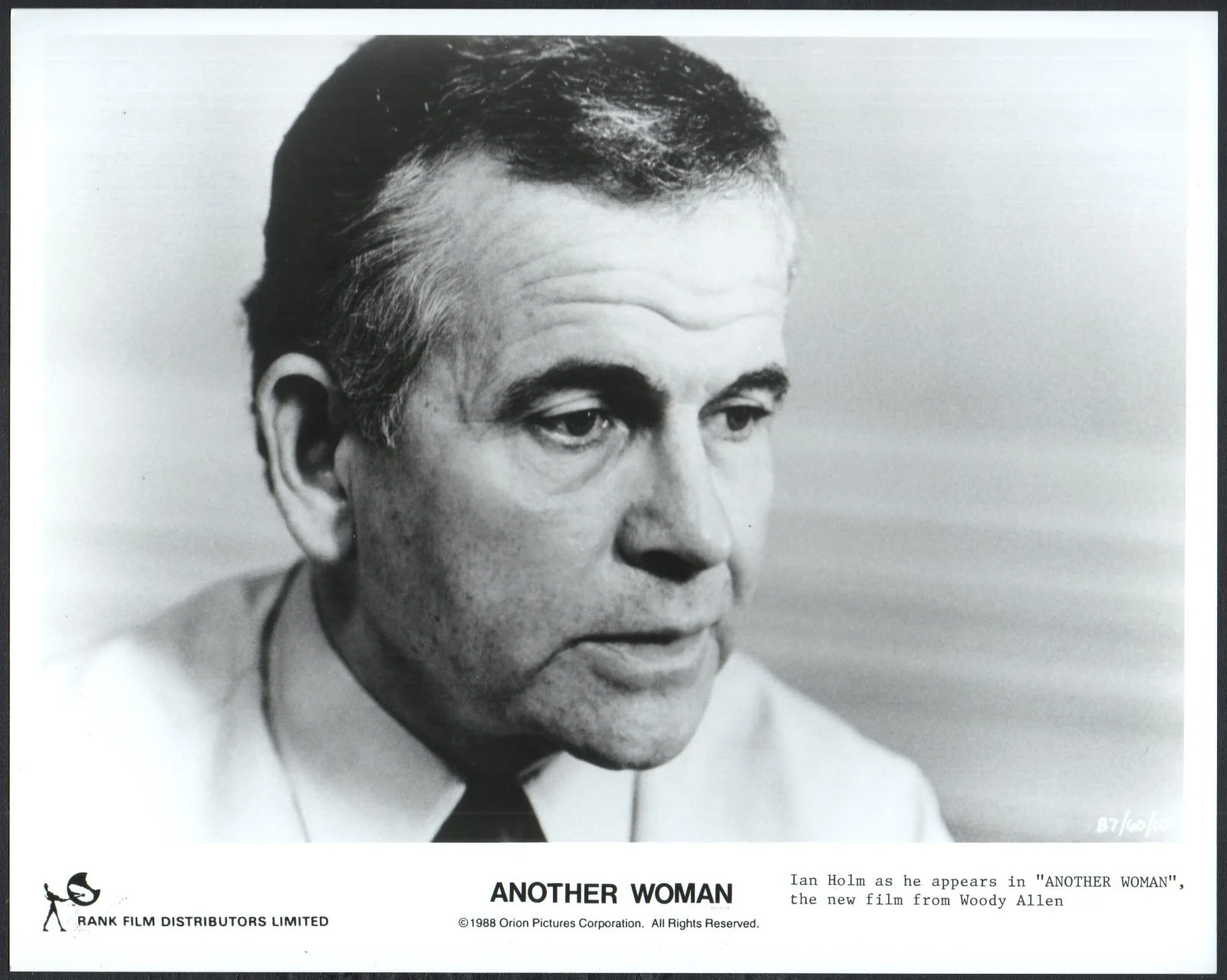 ANOTHER WOMAN 1988 Gena Rowlands, Ian Holm Woody Allen 5 10x8 STILLS, изображение 5