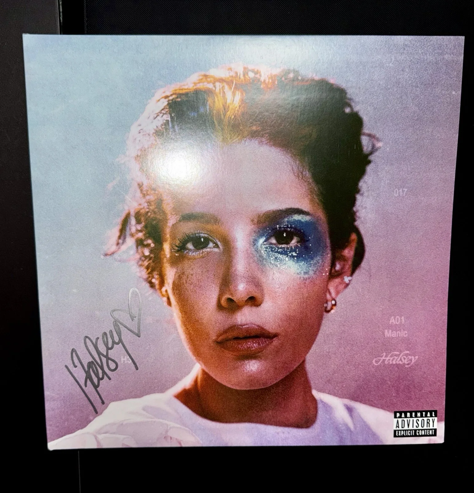 Halsey Manic Signed Vinyl PHOTO PROOF Autographed, image 2
