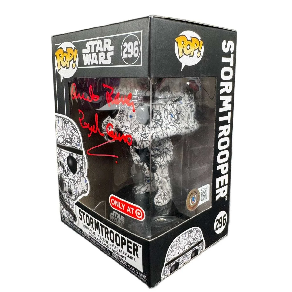Quentin Pierre Signed Star Wars Stormtrooper Autographed JSA COA, image 2