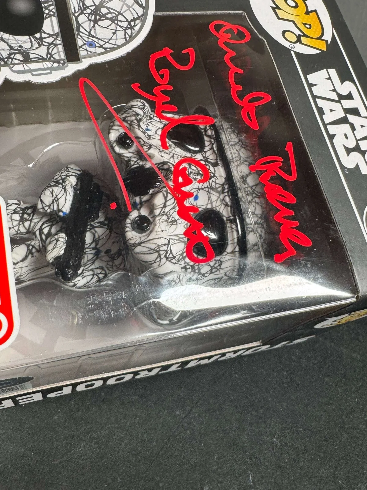Quentin Pierre Signed Star Wars Stormtrooper Autographed JSA COA, image 3